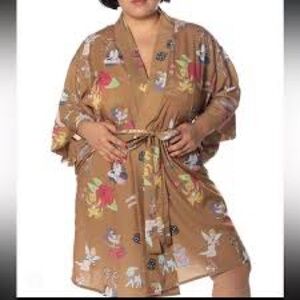Solstice Intimates x 69 Tearz Crepe Short Robe